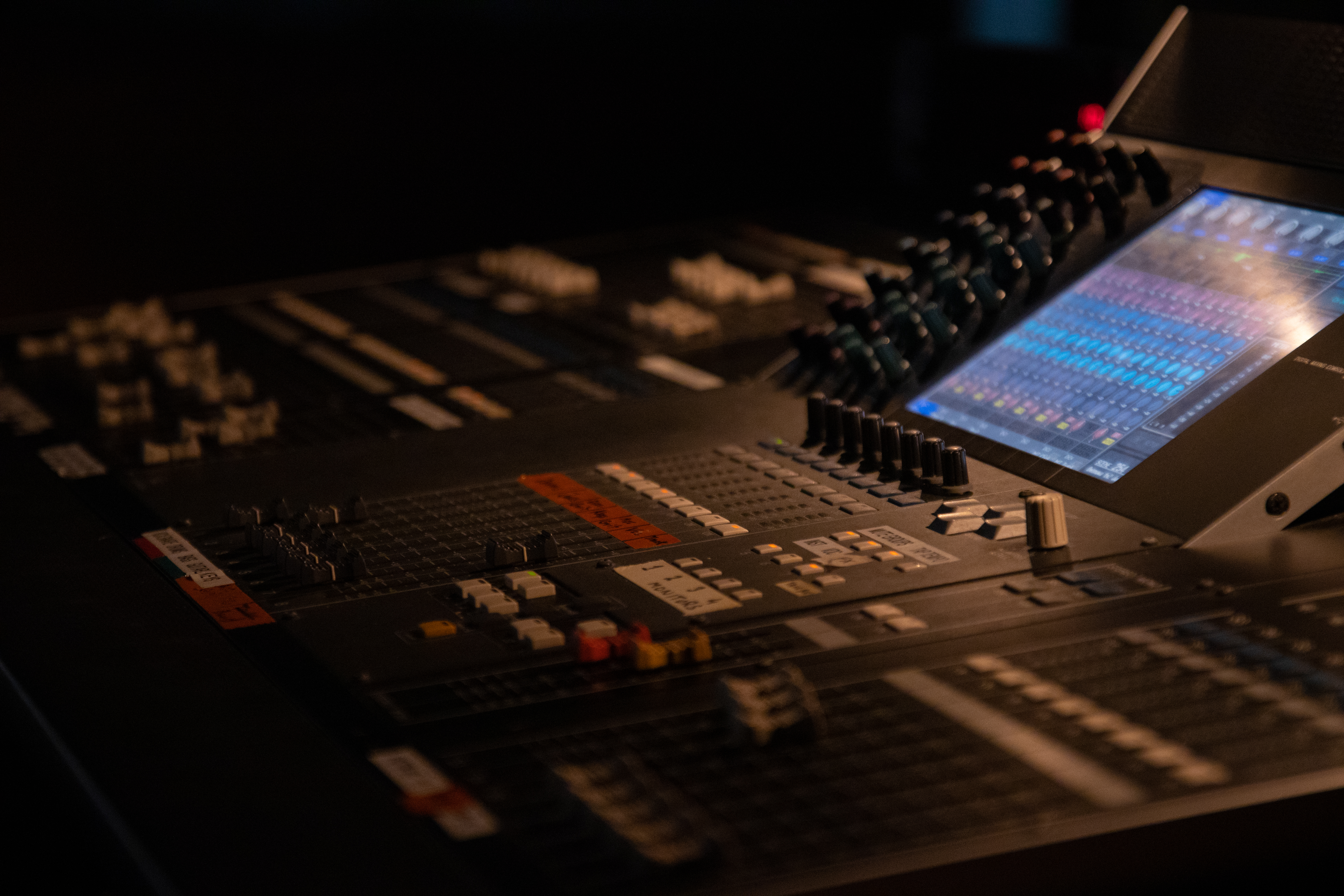 Image of a digital mixer